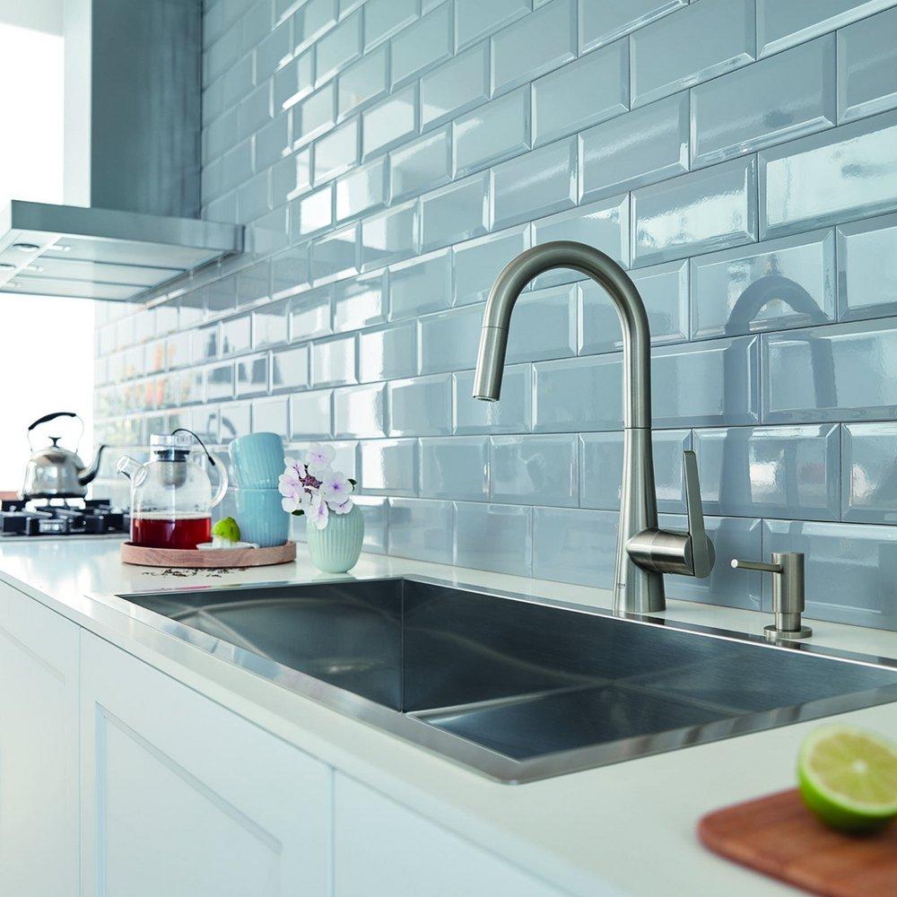 GROHE GROHE 32226DC3 Zedra Single Handle Pull Down Kitchen Faucet in Steel