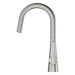 GROHE GROHE 32226DC3 Zedra Single Handle Pull Down Kitchen Faucet in Steel