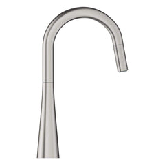 GROHE GROHE 32226DC3 Zedra Single Handle Pull Down Kitchen Faucet in Steel