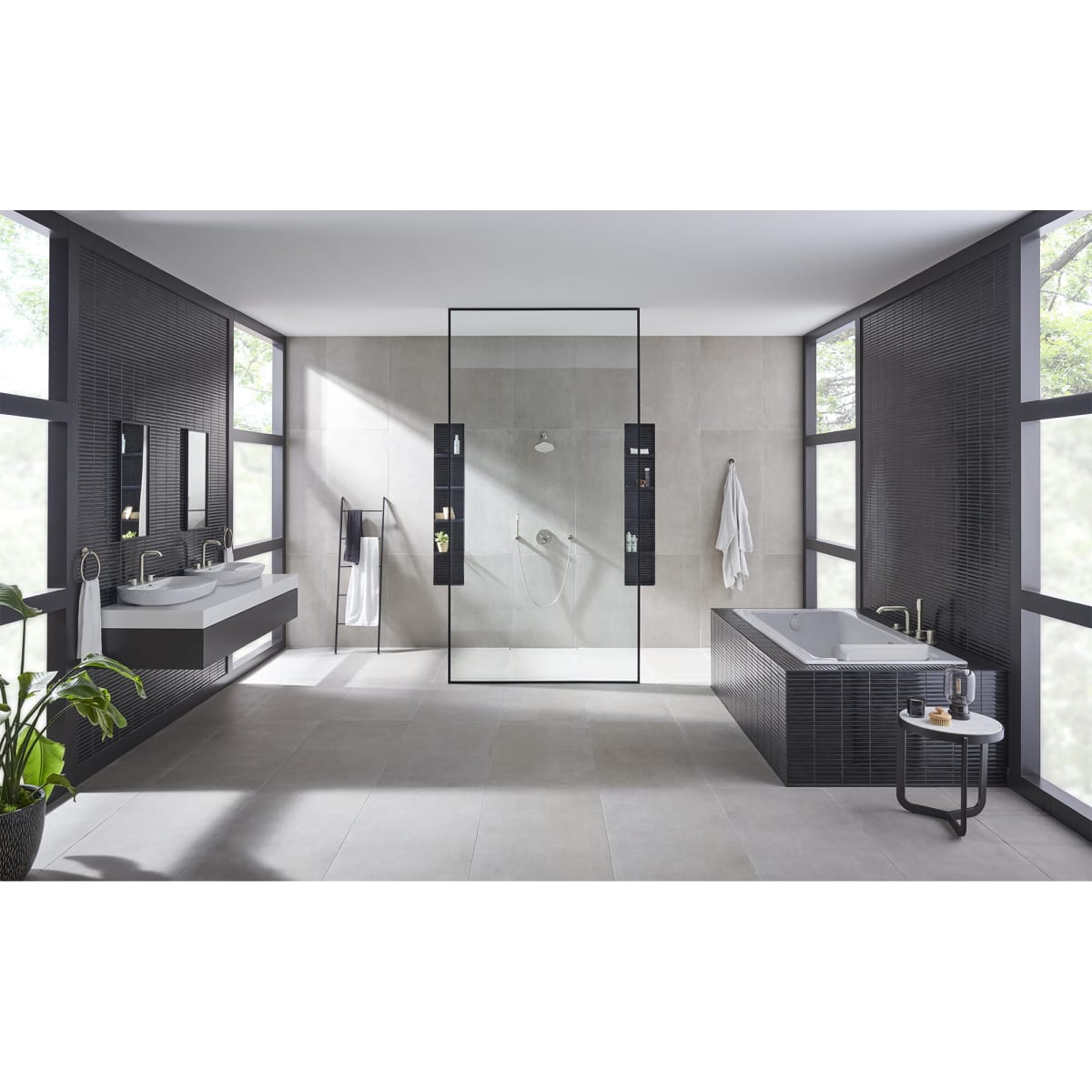 GROHE Grohe 26789EN0 Shower Head 1.75 gpm 6-1/2 in GROHE BRUSHED NICKEL