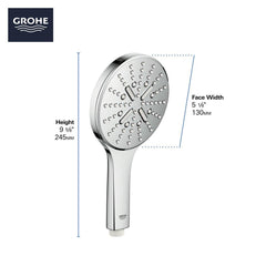 GROHE GROHE 26545EN0 Rainshower Multi Function Hand Shower in Brushed Nickel