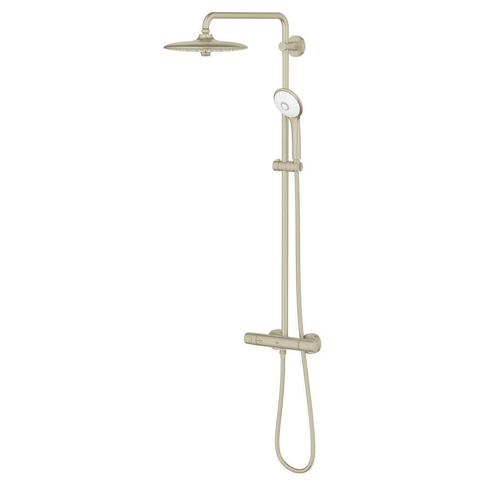 GROHE GROHE 26128EN2 Euphoria 260 CoolTouch Thermostatic Shower System in Brushed Nickel