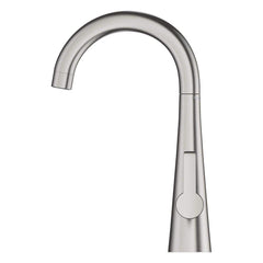 GROHE GROHE 30026DC2 Zedra Single Handle Lever Handle Bar Faucet in SuperSteel InfinityFinish