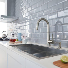 GROHE GROHE 30026DC2 Zedra Single Handle Lever Handle Bar Faucet in SuperSteel InfinityFinish