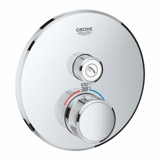 GROHE GROHE 29136000 Grohtherm Two Handle Thermostatic Valve Trim