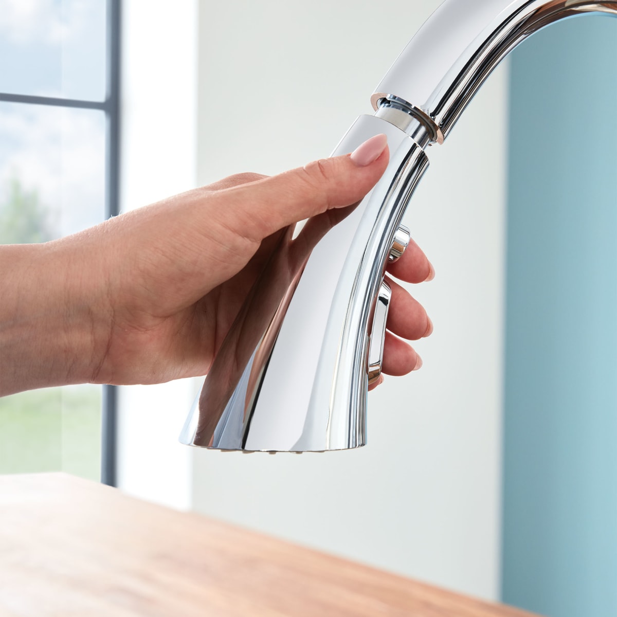 GROHE Grohe 30368002 Zedra Pull-Down Kitchen Faucet 1.75 GPM