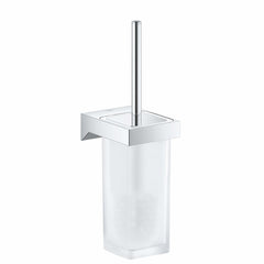 GROHE GROHE 40857000 Selection Cube Toilet Brush Set in Starlight Chrome