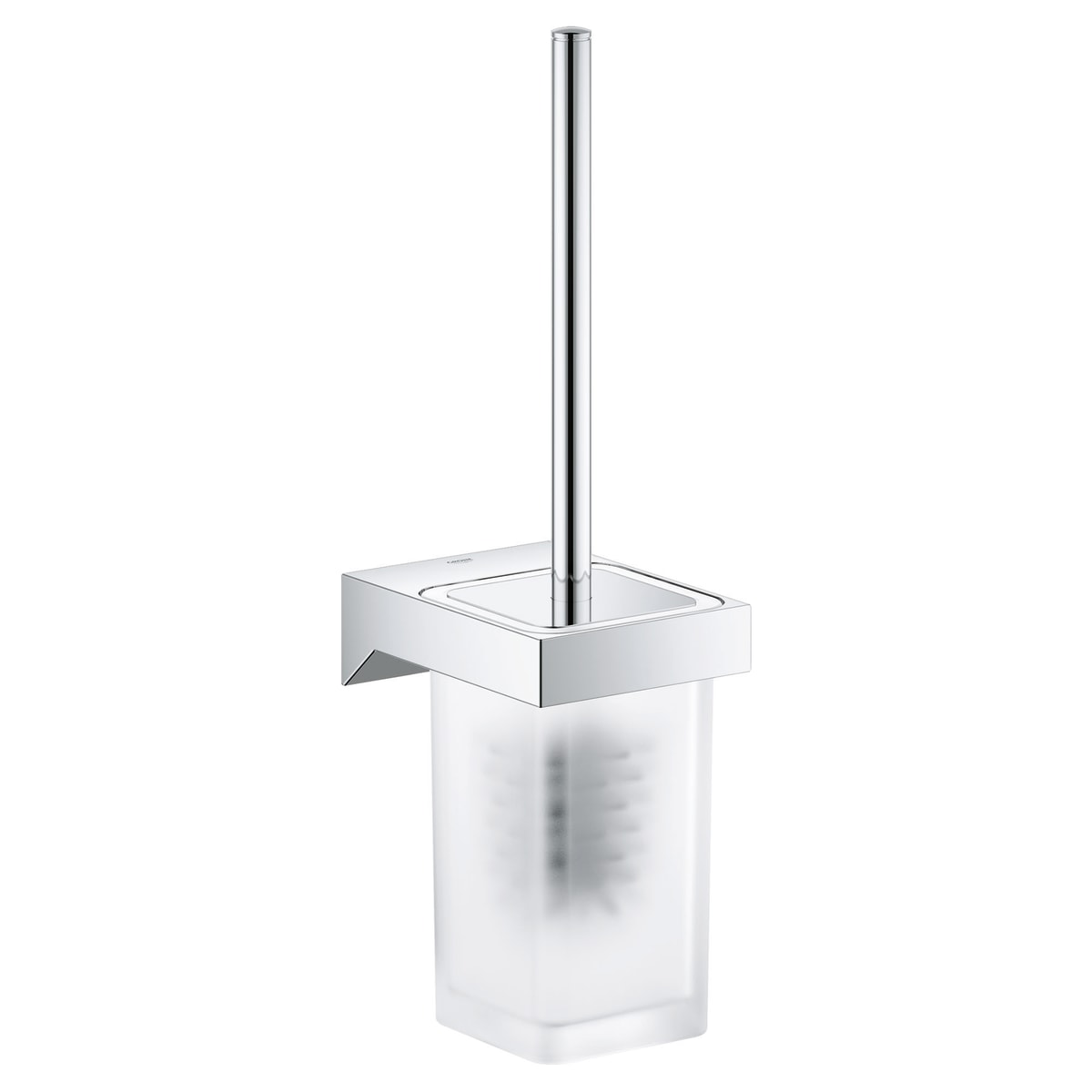 GROHE GROHE 40857000 Selection Cube Toilet Brush Set in Starlight Chrome