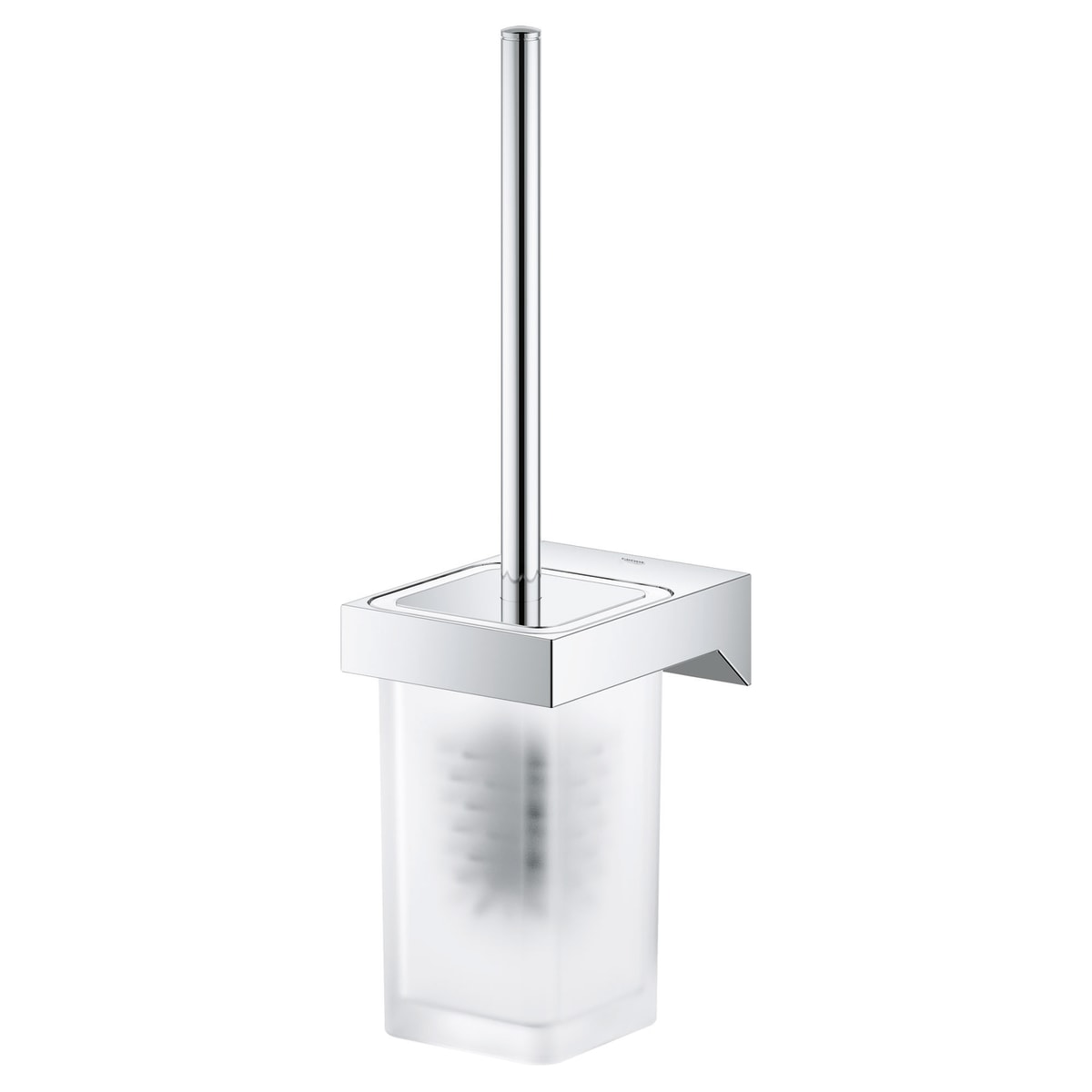 GROHE GROHE 40857000 Selection Cube Toilet Brush Set in Starlight Chrome