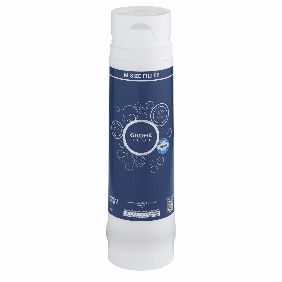 GROHE GROHE 40430001 Blue® 1500L Replacement Water Filter (Less Filtering Material)