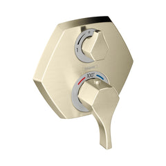 HANSGROHE Hansgrohe 04820820 Locarno Thermostatic Trim with Volume Control and Diverter in Brushed Nickel