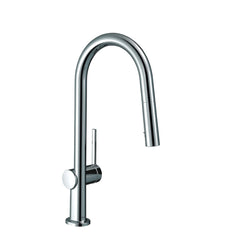 HANSGROHE Hansgrohe 72846001 Talis N HighArc Kitchen Faucet, A-Style 2-Spray Pull-Down, 1.75 GPM in Chrome