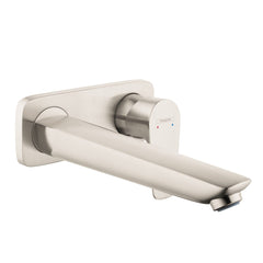 HANSGROHE Hansgrohe 71734821 Talis E Single Handle Wall Mount Bathroom Sink Faucet in Brushed Nickel