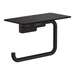 HANSGROHE Hansgrohe 41772670 AddStoris Toilet Paper Holder with Shelf in Matte Black