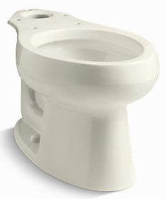 KOHLER KOHLER 4198-96 Wellworth Elongated Toilet Bowl in Biscuit
