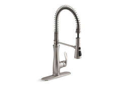 KOHLER KOHLER 29106-VS Bellera Single Handle Pull Down Kitchen Faucet in Vibrant Stainless