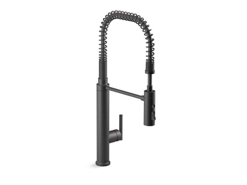 KOHLER KOHLER 24982-BL Purist Single Handle Kitchen Faucet in Matte Black