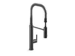 KOHLER KOHLER 24982-BL Purist Single Handle Kitchen Faucet in Matte Black