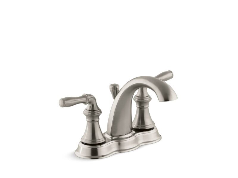 KOHLER KOHLER 393-N4-BN Devonshire Two Handle Centerset Bathroom Sink Faucet