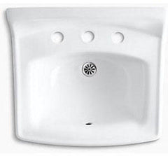 KOHLER KOHLER 2030-0 Greenwich 20-3/4 x 18-1/4 in. Rectangular Wall Mount Bathroom Sink