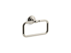 KOHLER KOHLER 72571-SN Artifacts Rectangular Closed Towel Ring in Vibrant Polished Nickel