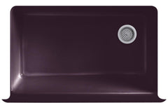 KOHLER KOHLER 6489-0 Whitehaven 35-11/16 x 21-9/16 in. Cast Iron Single Bowl Farmhouse Kitchen Sink