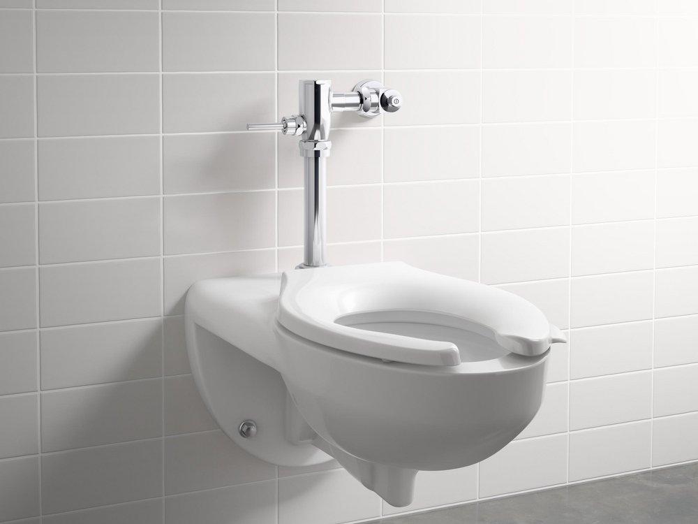 KOHLER Kohler 4731-C-0 Stronghold Elongated Open Front Toilet Seat in White