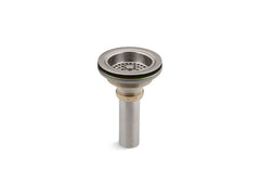 KOHLER Kohler 8801-VS Duostrainer Brass Basket Strainer with Tailpiece in Vibrant Stainless