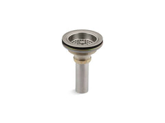 KOHLER KOHLER 8801-BN Duostrainer Brass Basket Strainer with Tailpiece in Vibrant Brushed Nickel