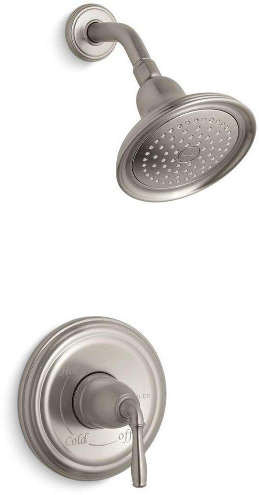KOHLER KOHLER TS396-4-BN Devonshire One Handle Single Function Shower Faucet in Vibrant Brushed Nickel (Trim Only)