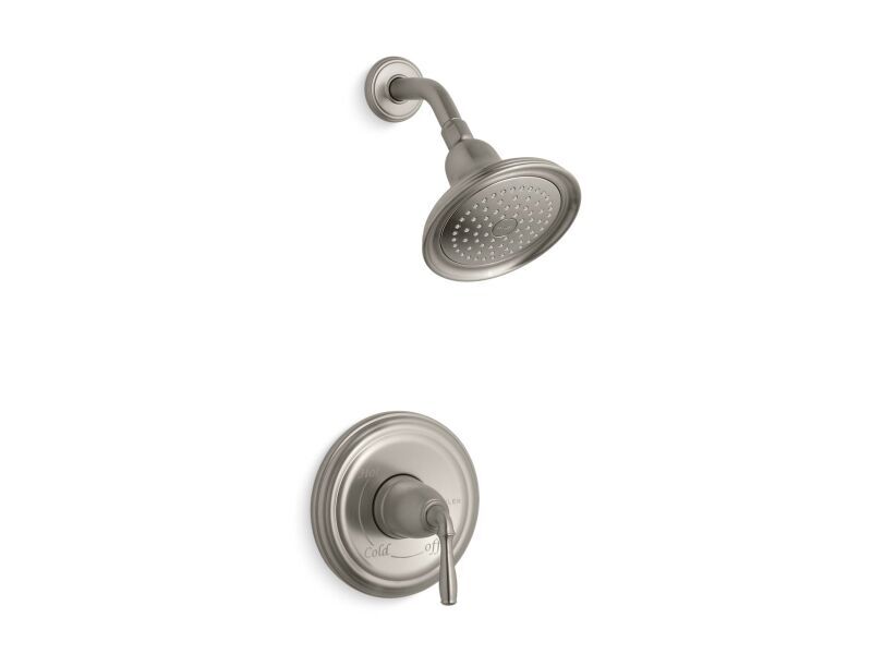 KOHLER KOHLER TS396-4-BN Devonshire One Handle Single Function Shower Faucet in Vibrant Brushed Nickel (Trim Only)