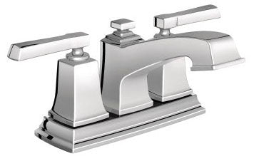 MOEN Moen 6010 Two Handle Centerset Bathroom Sink Faucet in Chrome