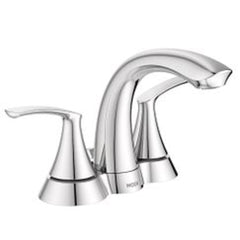 MOEN Moen 5010 Seena Two Handle Centerset Bathroom Sink Faucet in Chrome