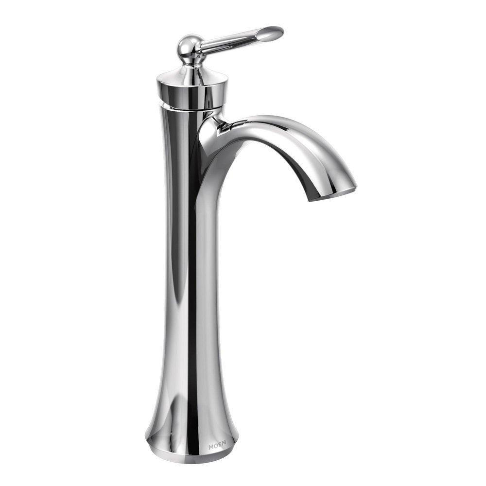 MOEN Moen 4507 Wynford Single Handle Vessel Filler Bathroom Sink Faucet in Polished Chrome
