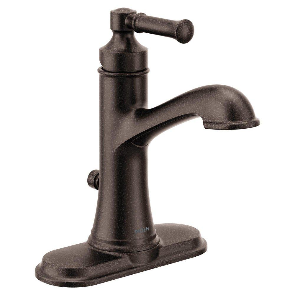 MOEN Moen 6803ORB Dartmoor Single Handle Bathroom Sink Faucet in Oil Rubbed Bronze
