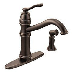 MOEN Moen 7245ORB Belfield Single Handle Kitchen Faucet with Side Spray