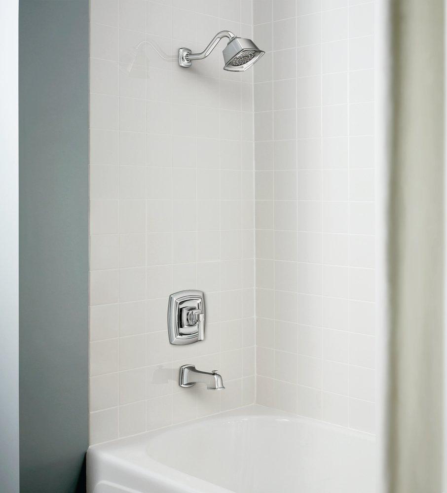 MOEN Moen T2163EP Boardwalk One Handle Single Function Bathtub & Shower Faucet 1.75 GPM (Trim Only)