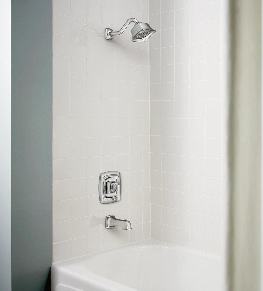 MOEN Moen T2163EP Boardwalk One Handle Single Function Bathtub & Shower Faucet 1.75 GPM (Trim Only)