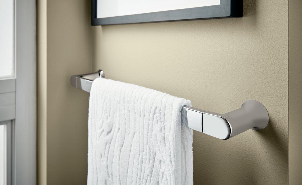 MOEN Moen BH3824CH Genta 24 in. Towel Bar in Polished Chrome