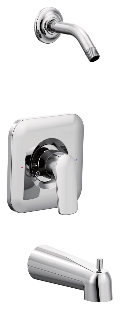 MOEN Moen T2813NH Rizon One Handle Posi-Temp Tub and Shower Faucet Trim Kit in Chrome