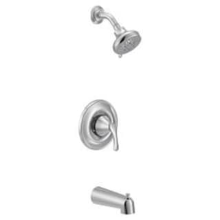 MOEN Moen T5153EP Seena Single Handle Multi Function Bathtub & Shower Faucet in Chrome (Trim Only)