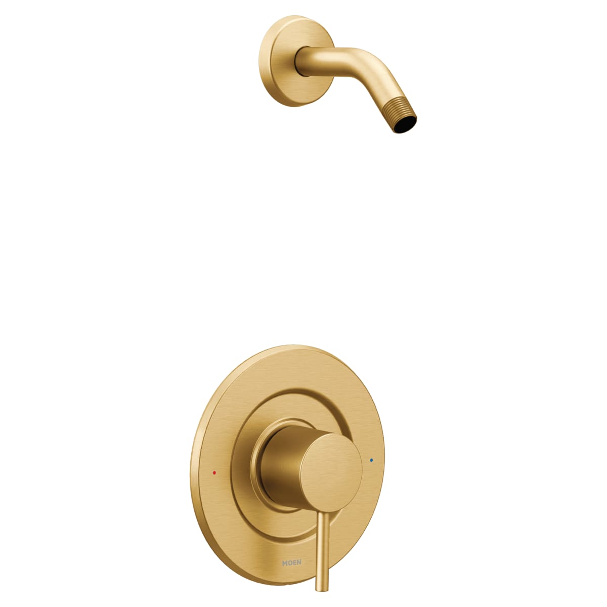 MOEN Moen T2192NHBG Align One Handle Single Function Shower Faucet in Brushed Gold (Trim Only)