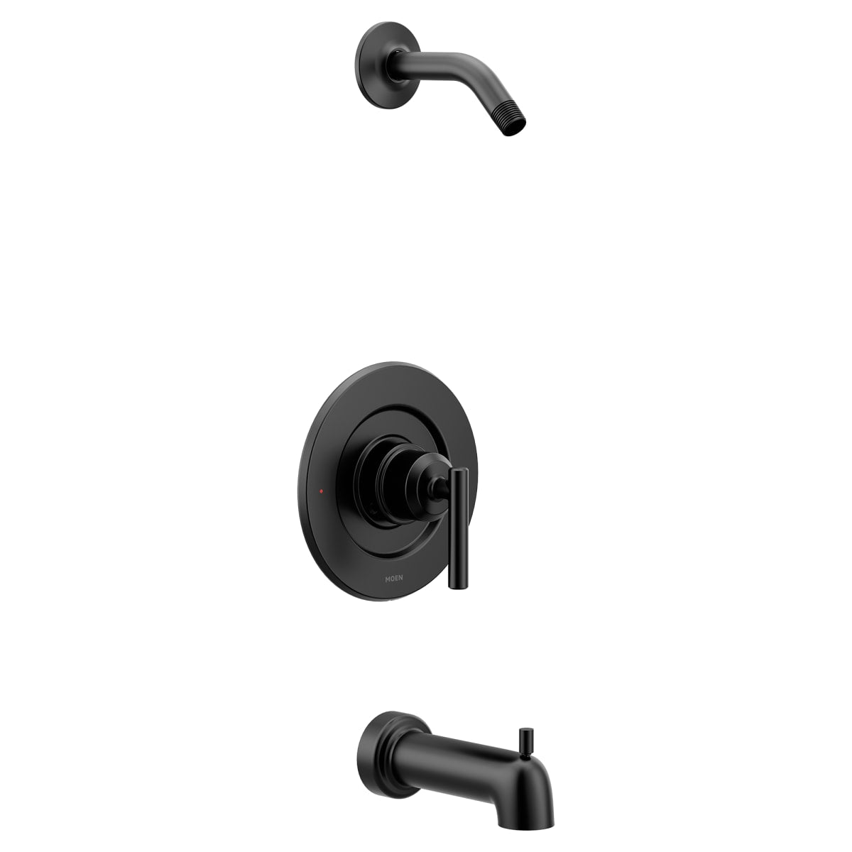 MOEN Moen T2903NHBL Gibson One Handle Single Function Bathtub & Shower Faucet in Matte Black (Trim Only)