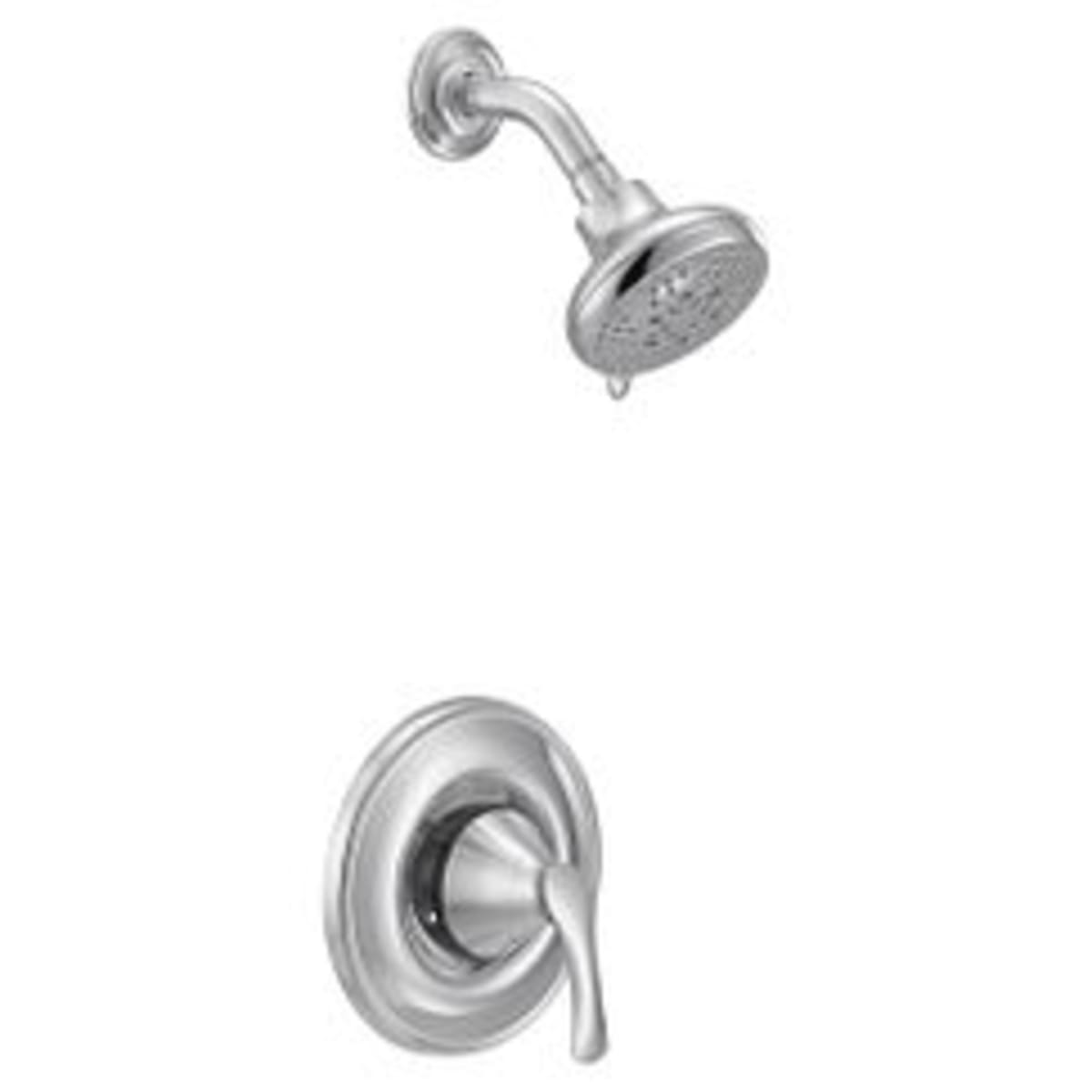 MOEN Moen T5152EP One Handle Single Function Shower Faucet in Polished Chrome (Trim Only)
