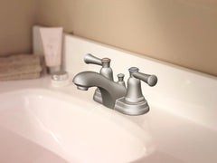 MOEN Moen CA41211BN Two Handle Lavatory Faucet 1.2 GPM