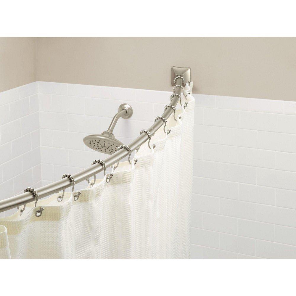 MOEN Moen CSR2164BN Adjustable Curved Shower Rod in Brushed Nickel