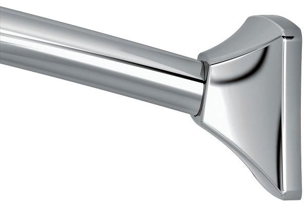MOEN Moen CSR2164CH Velocity Adjustable Curved Shower Rod 5 to 6 Foot