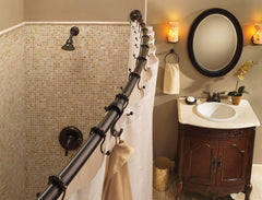 MOEN Moen SR2201OWB Flara Double Curtain Shower Ring Old World Bronze