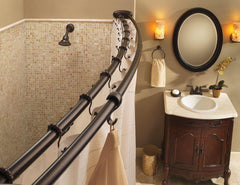 MOEN Moen SR2201OWB Flara Double Curtain Shower Ring Old World Bronze