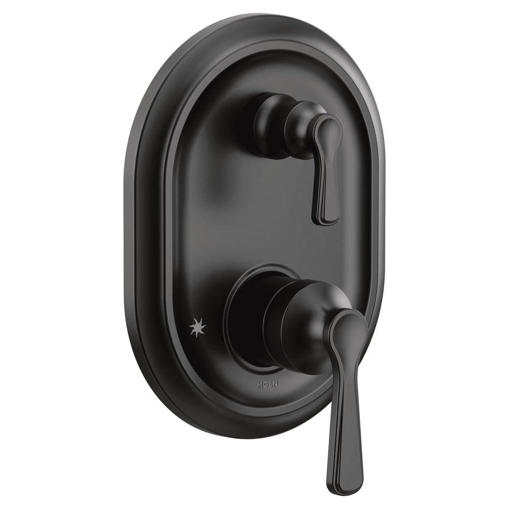 MOEN Moen UTS9211BL Iso Two Handle Diverter Valve Trim in Matte Black